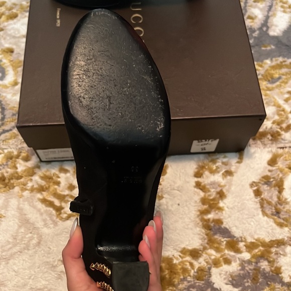 Gucci suede studded boots have been worn size 38 - Picture 6 of 13